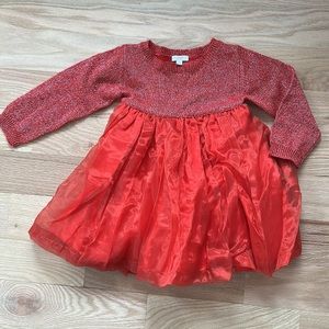 ZEF Holiday dress adorable mixed fabric size 2